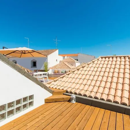 Casa Telhados Centro Historico Terraco Privado Nyaraló Tavira